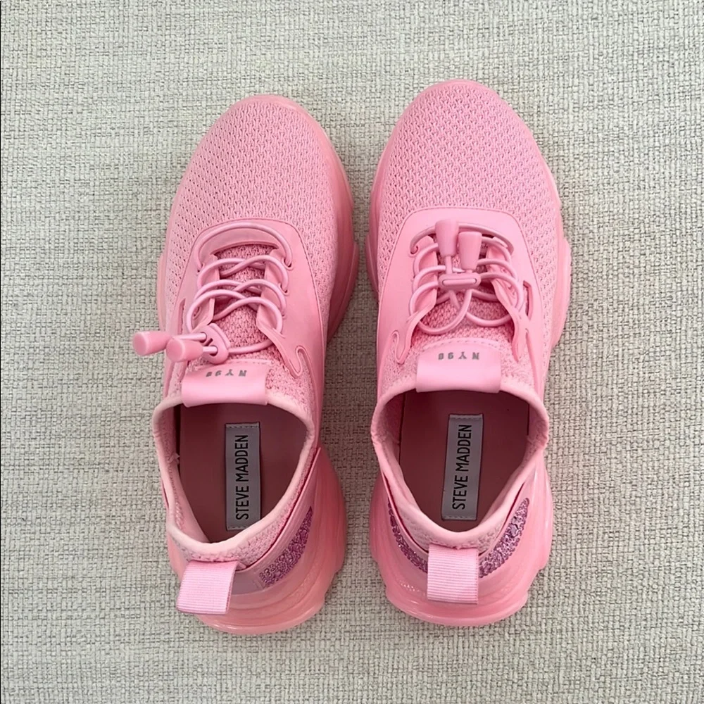 Steve Madden Pink Women's Sneakers - Picture 3 of 6